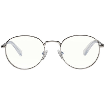 Le Specs Lost Legacy | Blue Light Silver Glasses