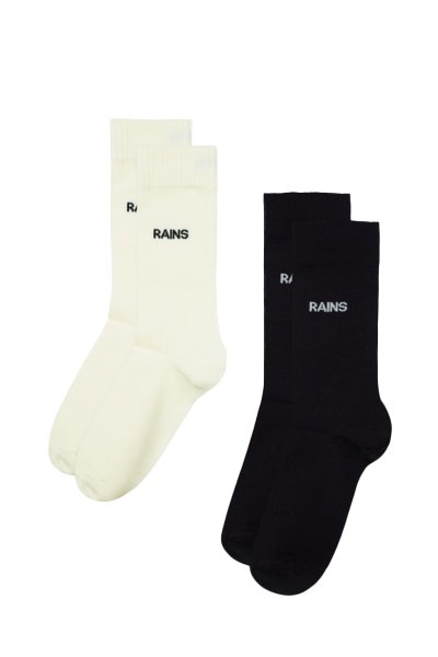 RAINS LOGO SOCKS 2 PACK