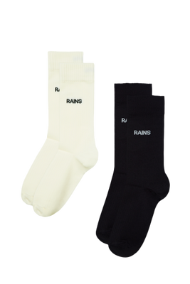 RAINS LOGO SOCKS 2 PACK