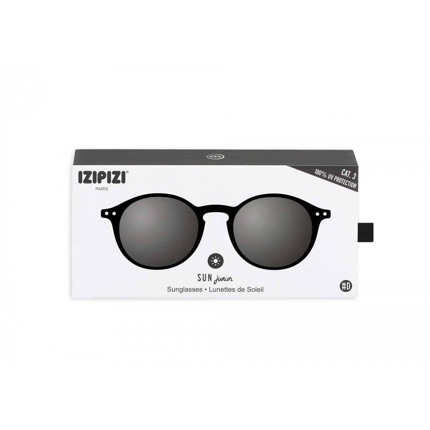 IZIPIZI Junior LetmeSee #D Black Soft Grey Lenses +0,00 Sunglass