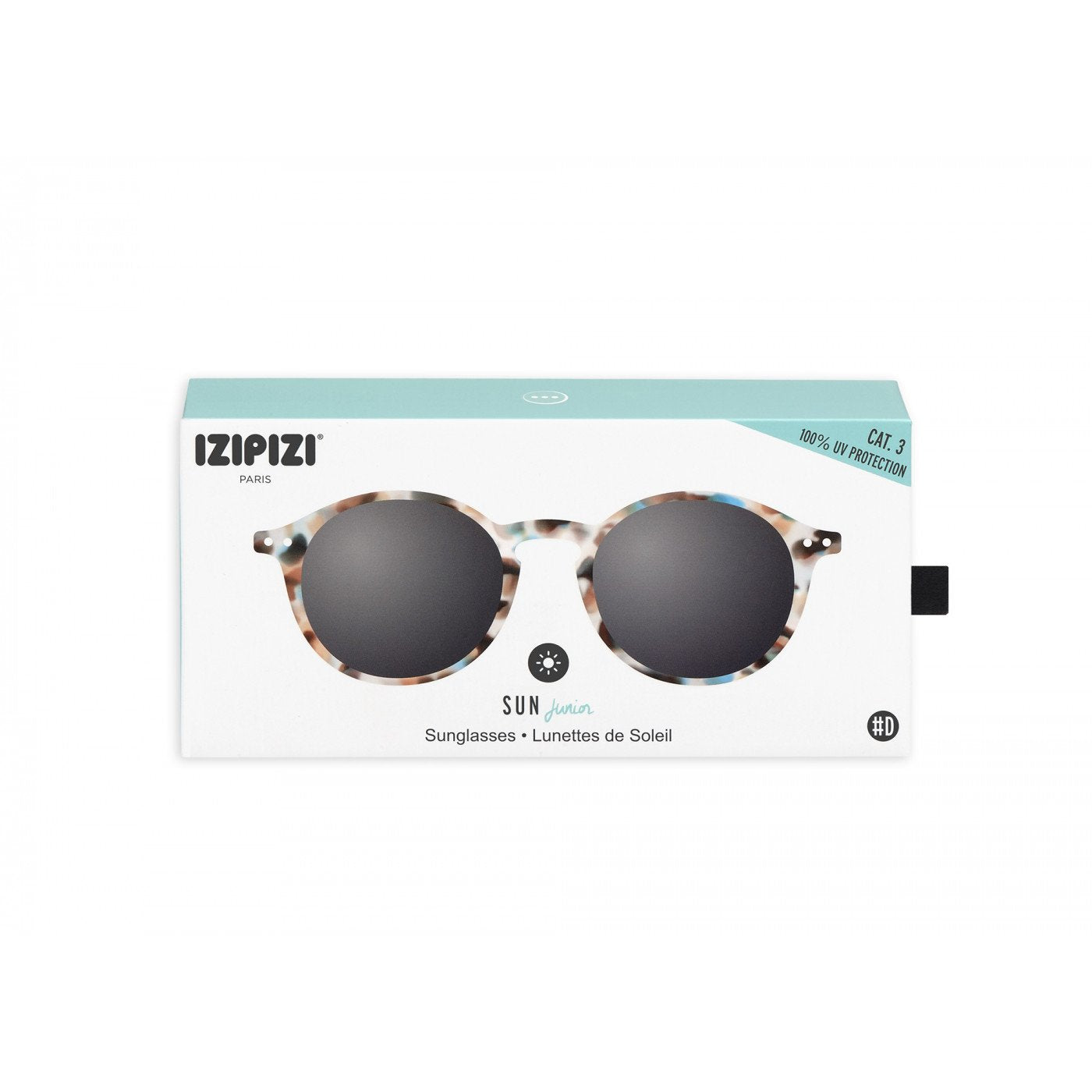 IZIPIZI Junior LetmeSee #D Blue Tortoise Soft Grey Lenses +0,00 Sunglass