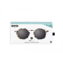 Load image into Gallery viewer, IZIPIZI Junior LetmeSee #D Blue Tortoise Soft Grey Lenses +0,00 Sunglass
