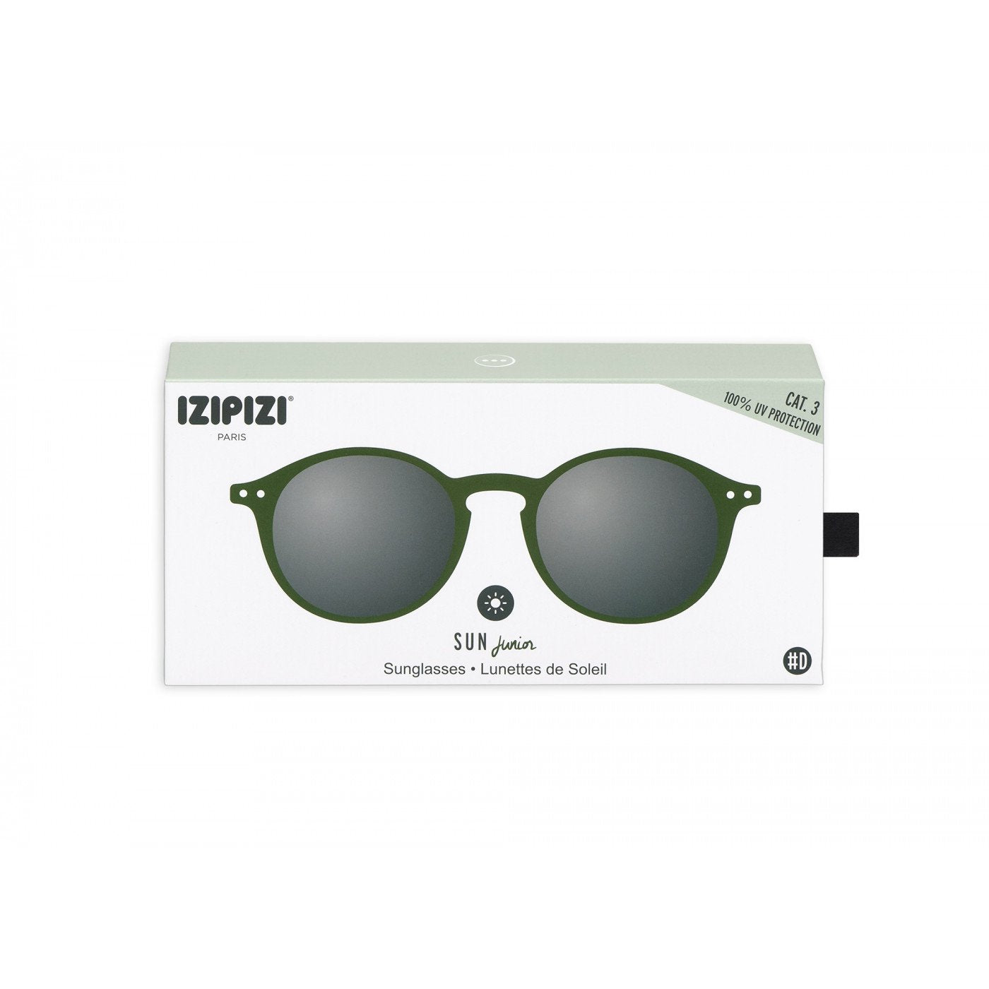 IZIPIZI Junior LetmeSee #D Green Soft Grey Lenses +0,00 Sunglass