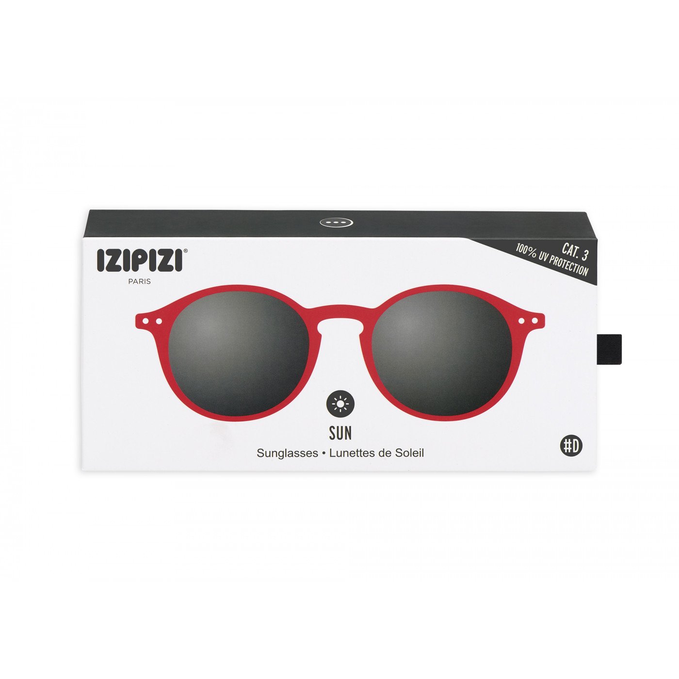 IZIPIZI LetmeSee #D Red Crystal Soft Grey Lenses +0,00 Sunglass