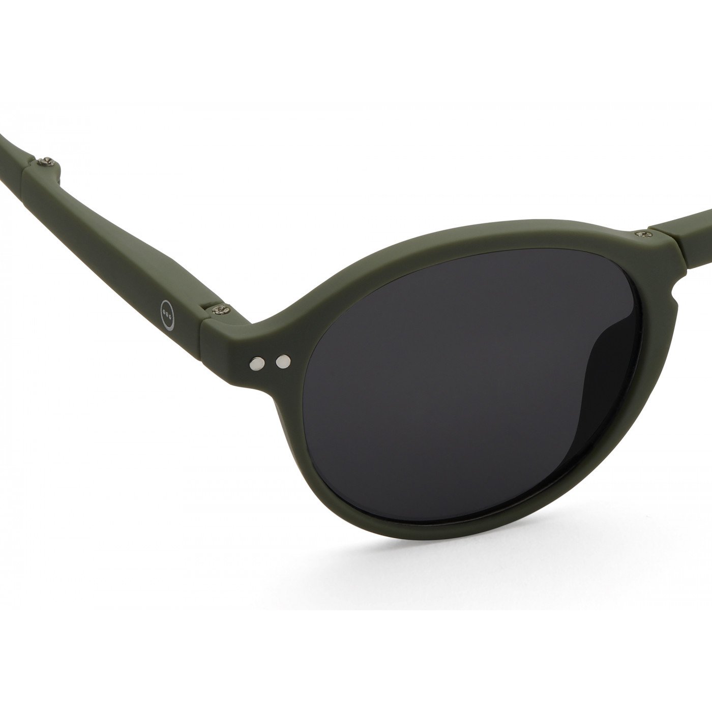 IZIPIZI LetmeSee #F Kaki Green Soft Grey Lenses +0.00 Sunglass