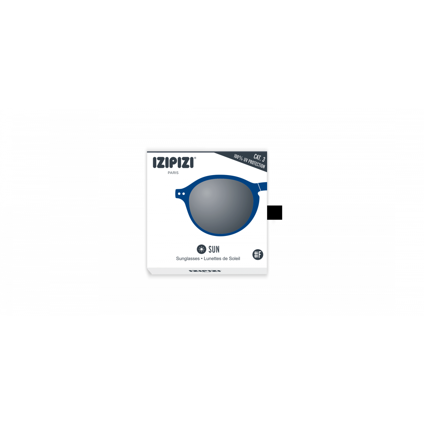 IZIPIZI LetmeSee #F Navy Blue Soft Grey Lenses +0.00 Sunglass