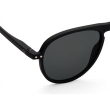 Load image into Gallery viewer, IZIPIZI #I Black Aviator +0.00 Sunglass
