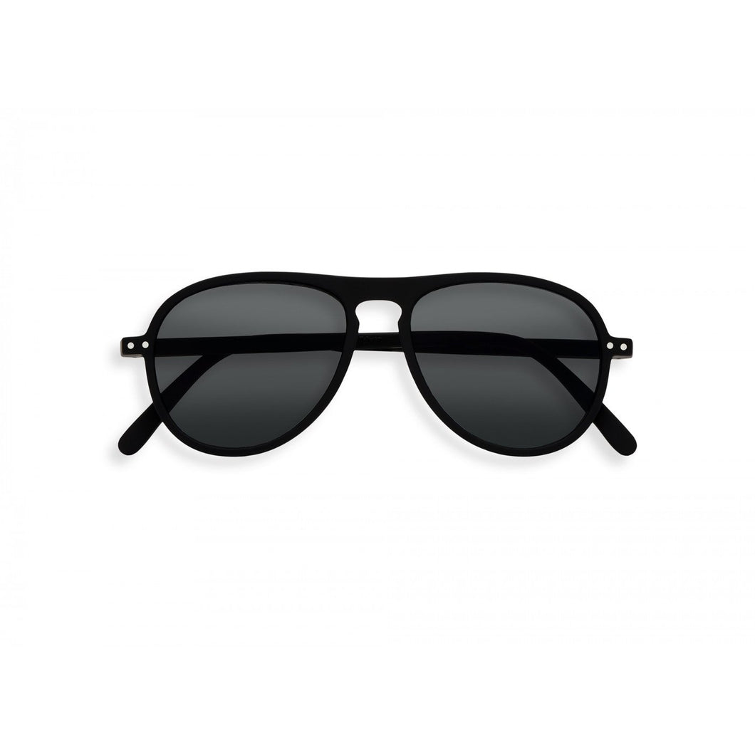 IZIPIZI #I Black Aviator +0.00 Sunglass